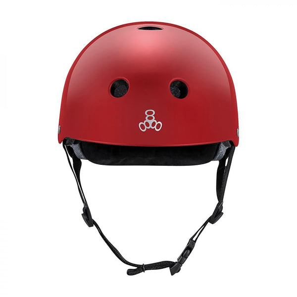Triple Eight Helmet Deep Cover - Red Glossy