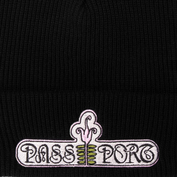Gardenia Beanie (Black) - O/S