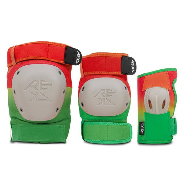 REKD Shield Triple Pad Set - Fade Orange / Green