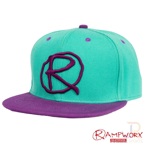 Rampworx Snapbacks LE 97.3 - Teal / Teal / Purple