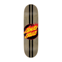 Santa Cruz Team Flame Dot Stripes ATV Skateboard Deck - 8.6"
