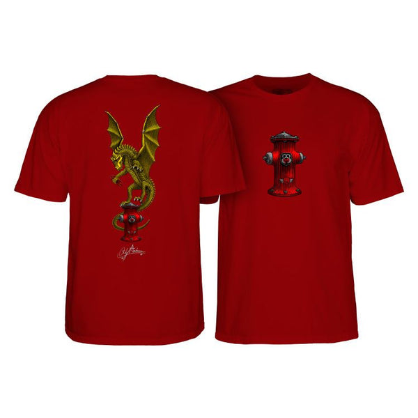 Powell-Peralta™ Andy Anderson Vajra Tee Garnet - Skatewarehouse.co.uk