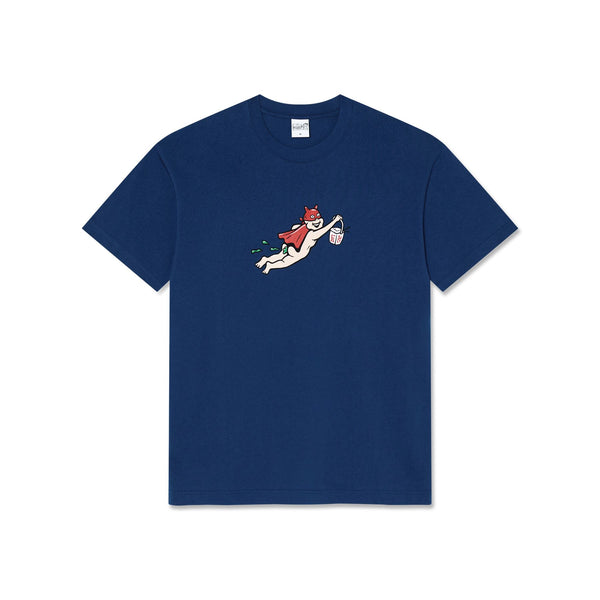 Polar Skate Co Tee | Take Away (Ultramarine) - S