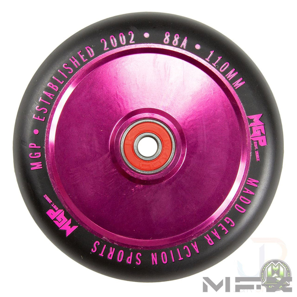 Madd Gear Mfx Corrupt 110Mm Wheels (2) - Pink / Black - Skatewarehouse.co.uk