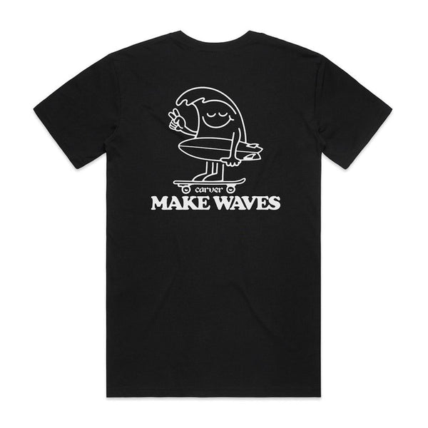 Carver Skateboards Make Waves T-Shirt - M