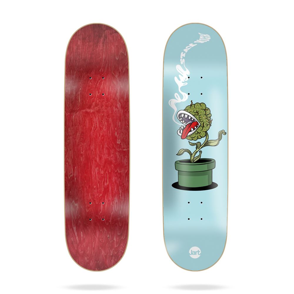 Jart Stay High Pakkun Flower HC Jart Skateboard Deck - 8.125" - Skatewarehouse.co.uk