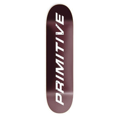 Primitive Euro Slant Core Skateboard Deck Burgundy - 8.25 - Skatewarehouse.co.uk