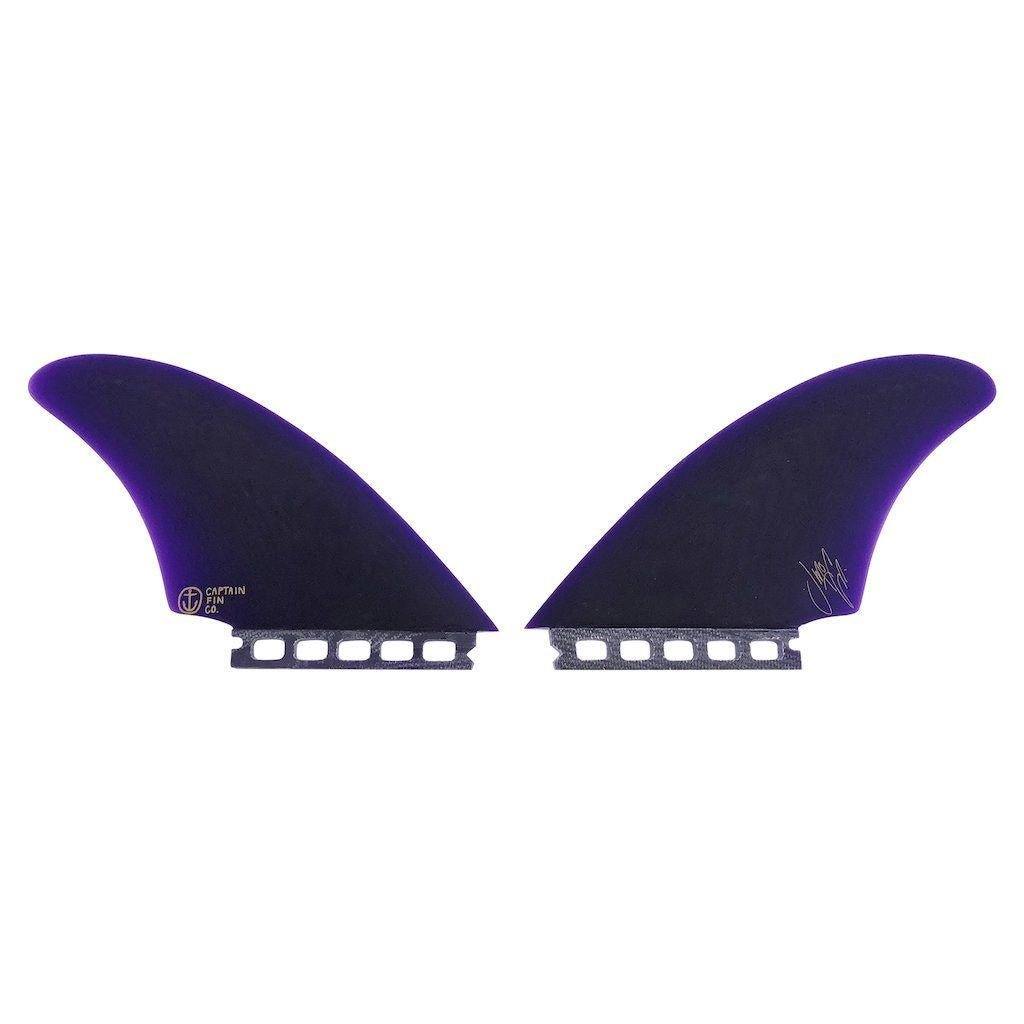 Captain Fin Co - Jeff McCallum Twin Keel - Large - Purple (Futures) - L