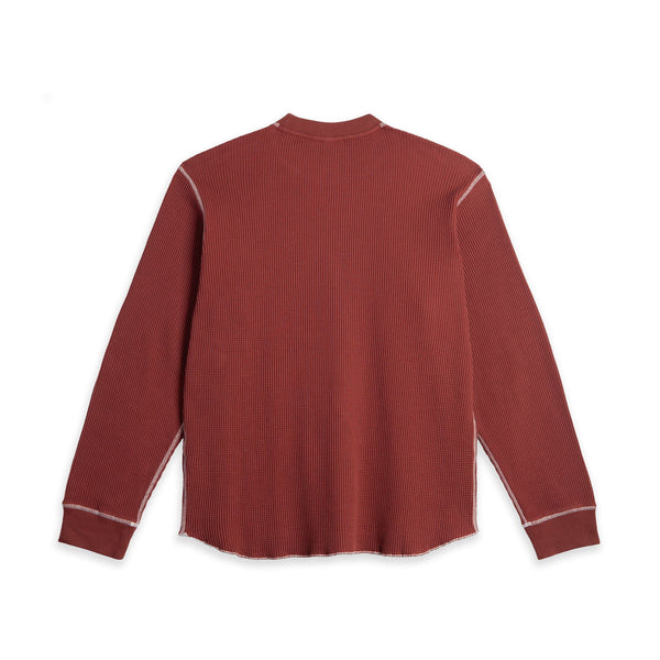 Polar Skate Co Dylan LS Tee (Wine / White) - L
