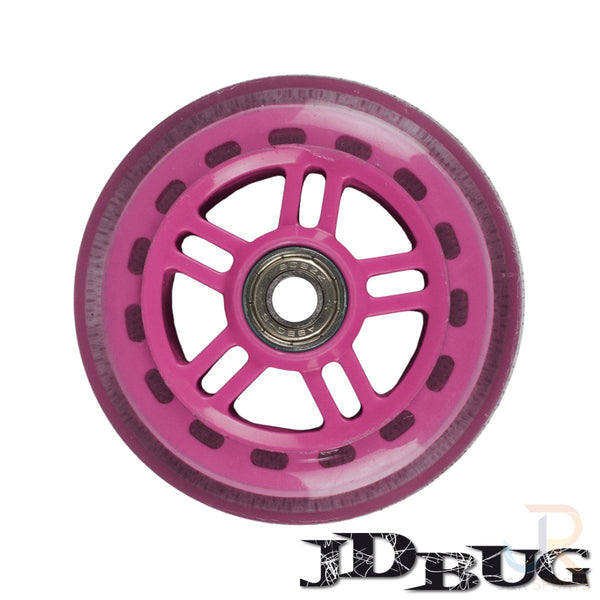 JD Original Street 100mm (2) w. Bearings - Pink Scooter Wheels