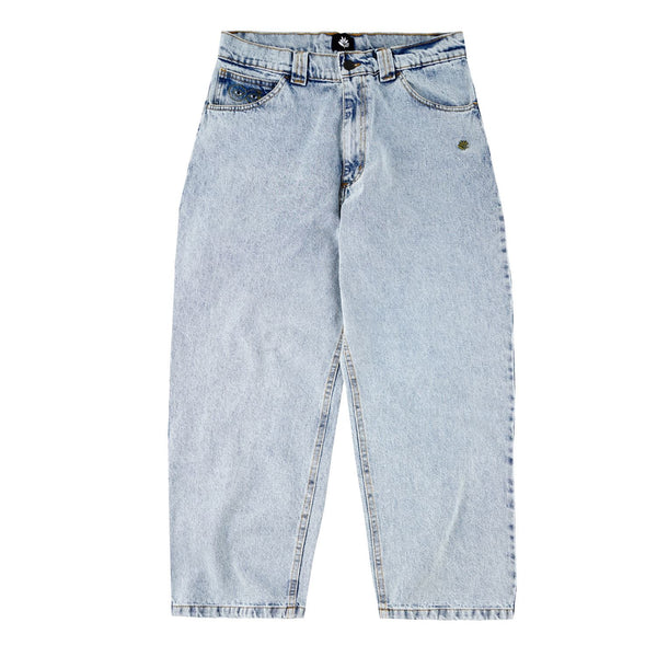 Magenta OG Pants Washed Denim