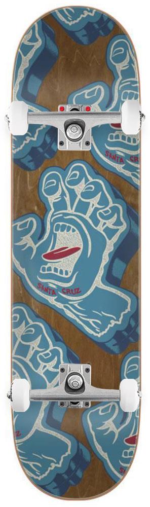 Santa Cruz Screaming Foam Hand 7ply Birch x Venom Custom Complete Skateboard - 8.25