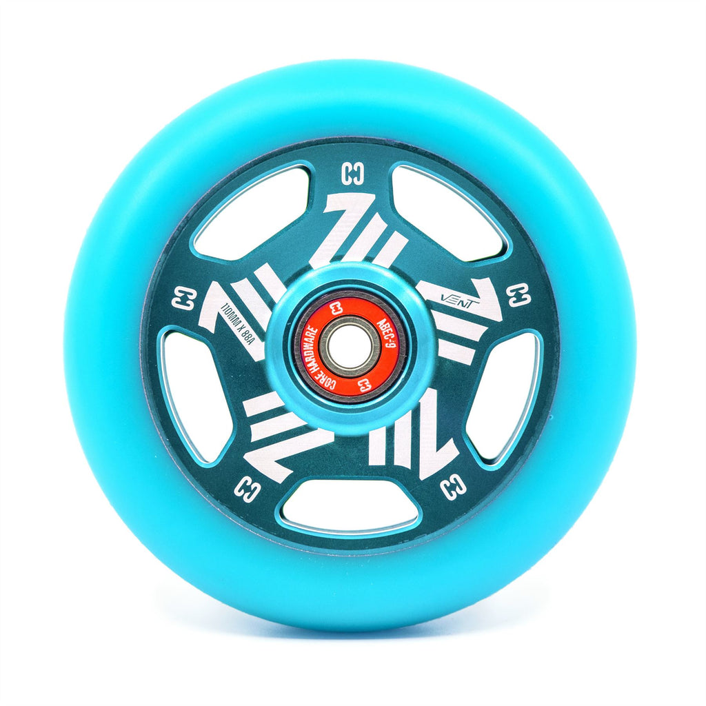 CORE Vent Hollow 110mm Stunt Scooter Wheel - Mint Blue