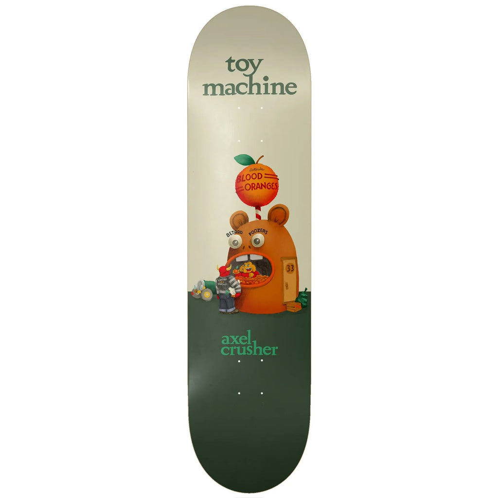 Toy Machine Axel Cruysberghs 'Roadside' Skateboard Deck - 8.0" - Skatewarehouse.co.uk