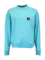Santa Cruz Crew Classic Label Crew - Turquoise - Skatewarehouse.co.uk
