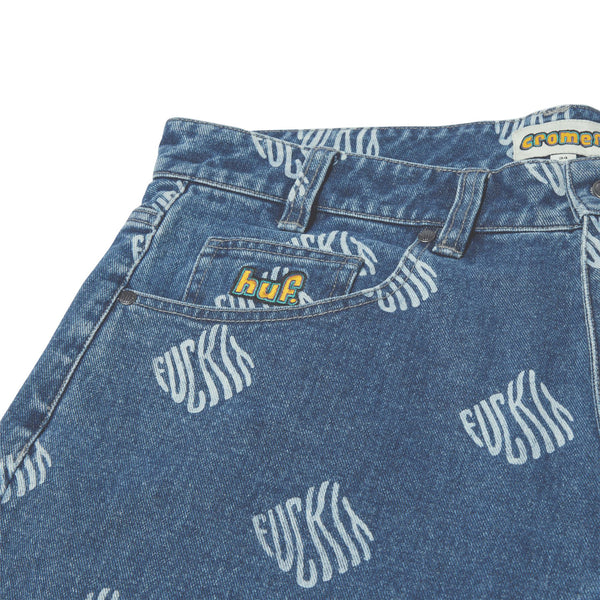 HUF Cromer Print Pant (Blue)