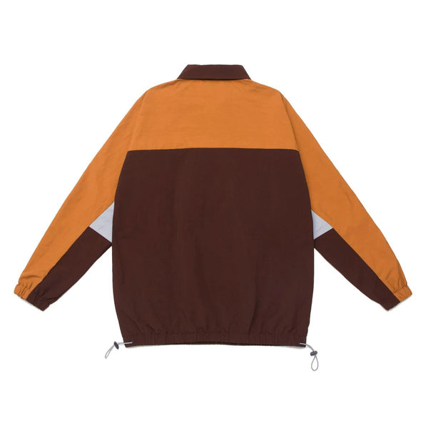 HUF Womens Blocked Windbreaker (Burnt Orange) Apparel - XS
