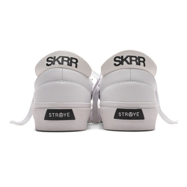 Straye Footwear Logan - Flame White / Lavender Leather - Skatewarehouse.co.uk