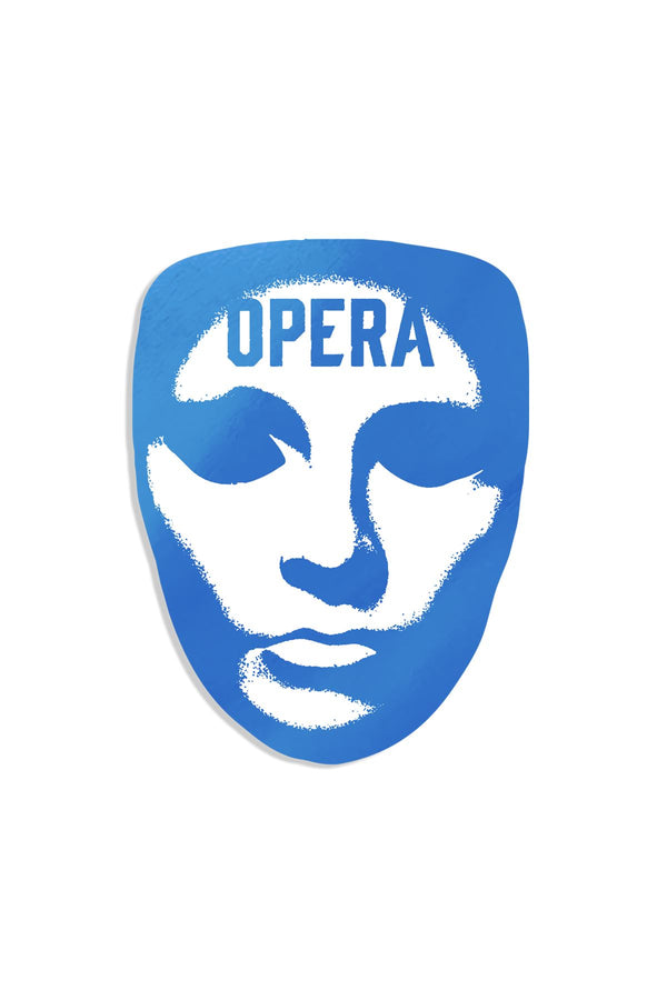 Opera Mask Foil 5 Pk Sticker Foil One Size
