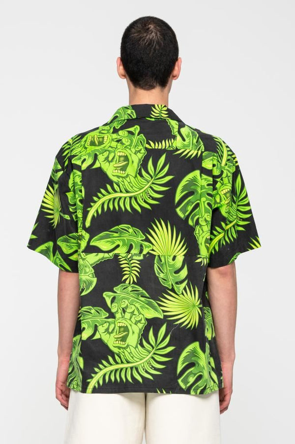 Santa Cruz Shirt Cabana S/S Shirt - Black - Skatewarehouse.co.uk