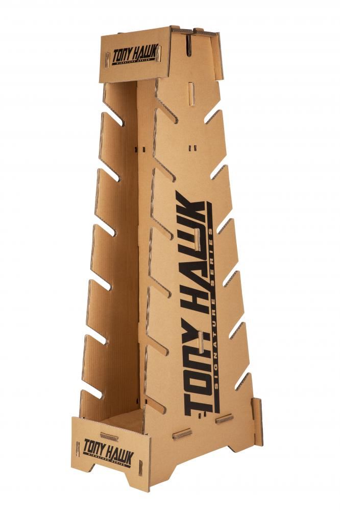 Tony Hawk Display Rack Cardboard - 12 Board Accessories - 120 CM