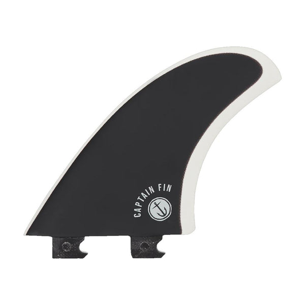Captain Fin Co - CF Twin + Trailer - Medium - Black (Snap-In / FCS II) - M