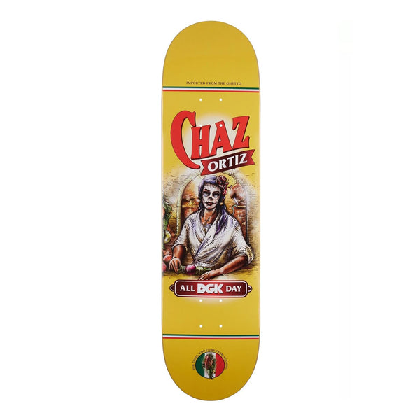 DGK Ghetto Market Ortiz  Skateboard Deck - 8.1