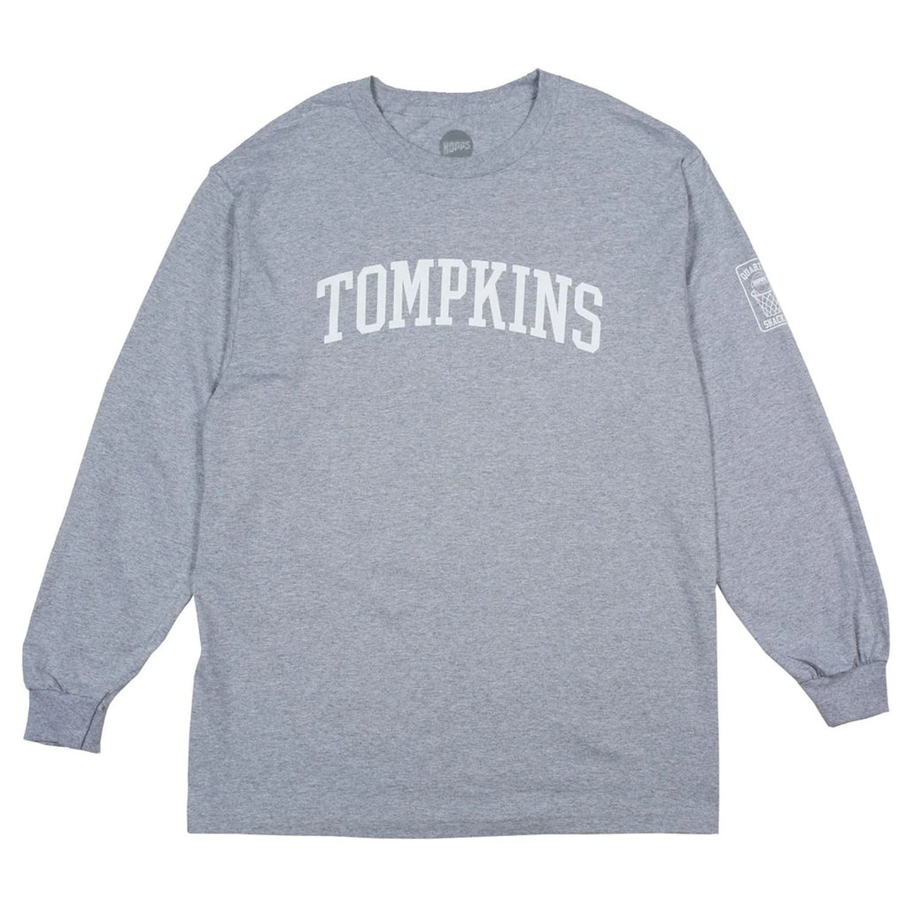 HOPPS x Quartersnacks 'Tompkins' Longsleeve Tee Heather Grey