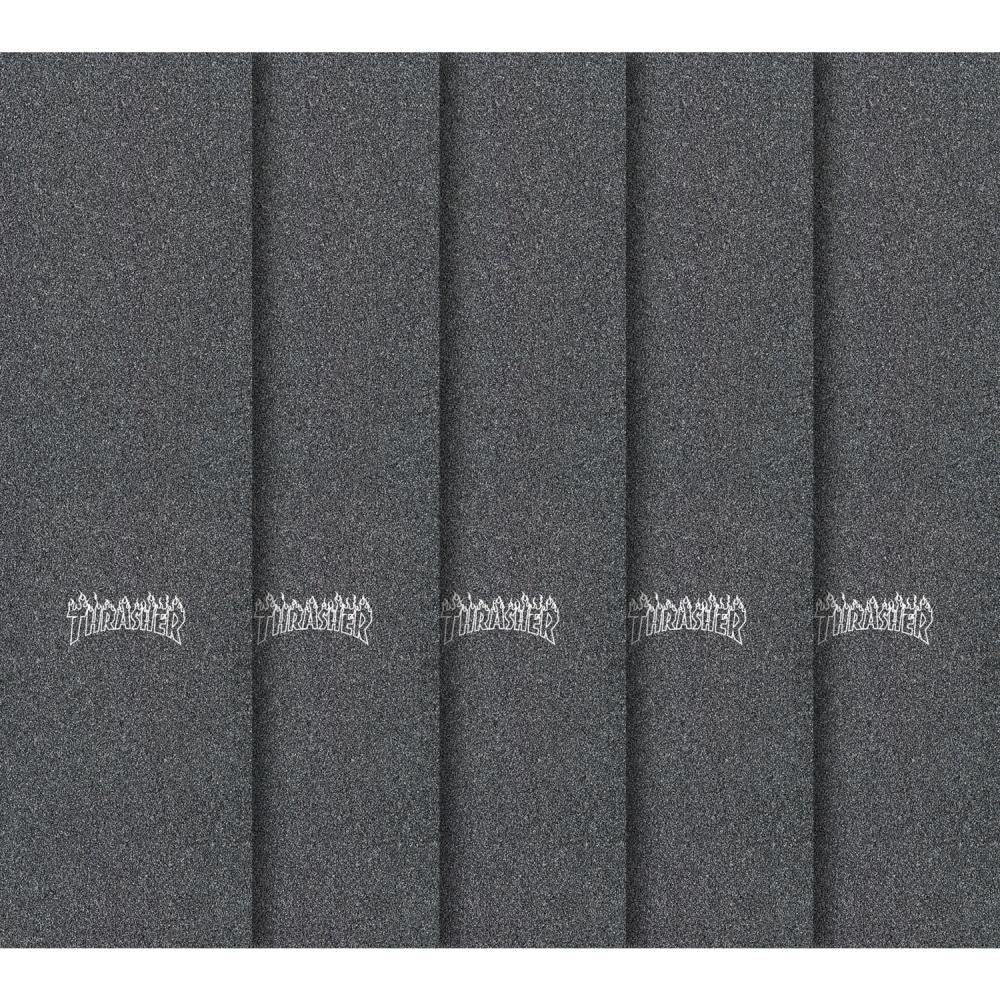 MOB Graphic Grip LaserCut Thrasher Flame Skateboard Grip Tape - 9