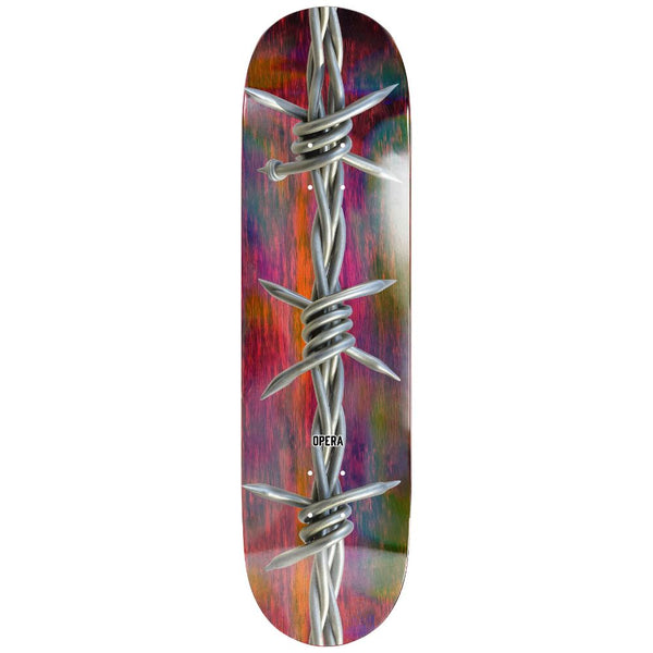Opera Clay Kreiner Barb EX7 Red Bleed Skateboard Deck - 8.5