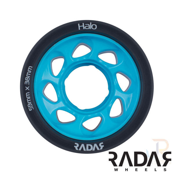 Radar (4) - Halo - Charcoal / Blue - / 95a Skateboard Wheels - 59mm