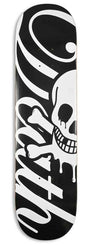 Death Script Black Skateboard Deck - 8.25"