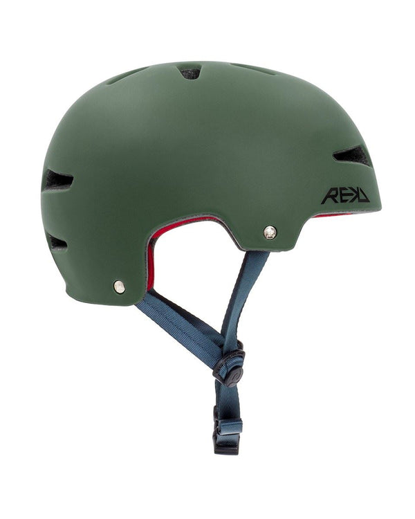 REKD Ultralite In-Mold Skateboard Helmet - Green - Skatewarehouse.co.uk