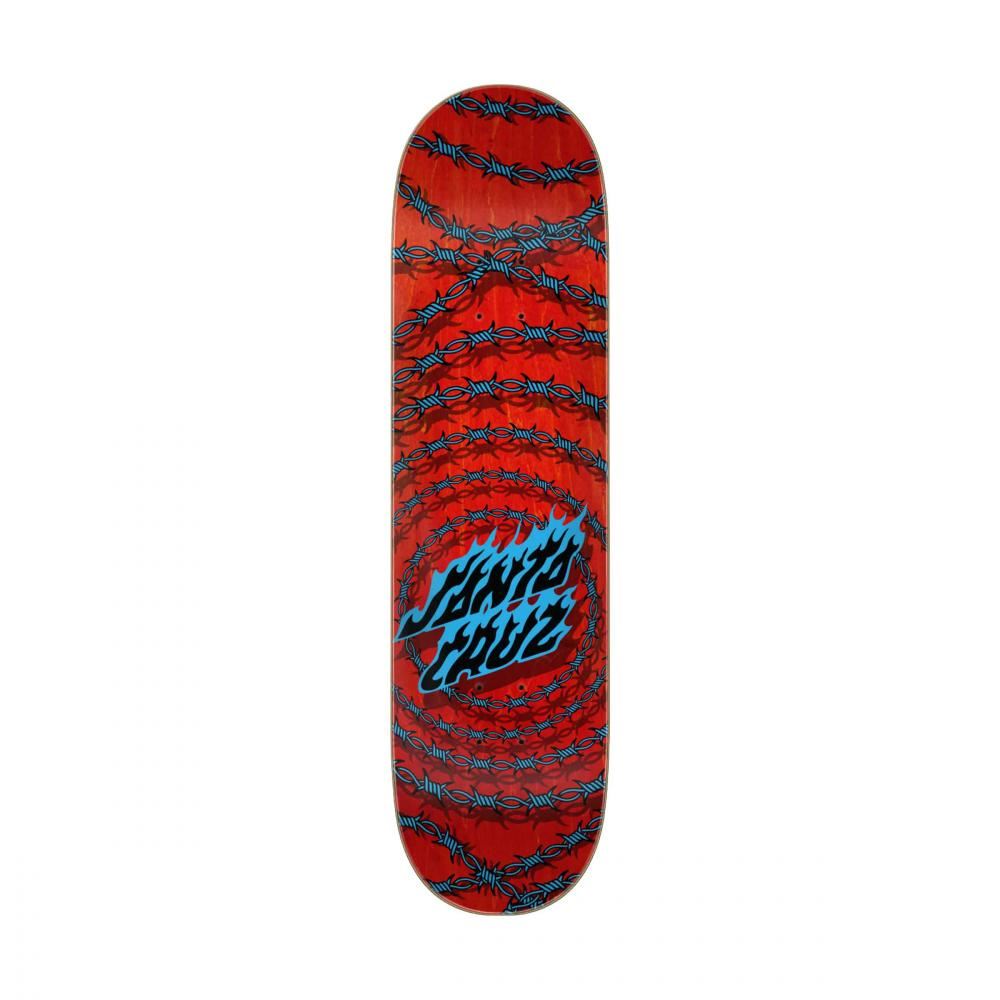 Santa Cruz Birch Wired Flame Dot 7 Ply Skateboard Deck - 8.25"