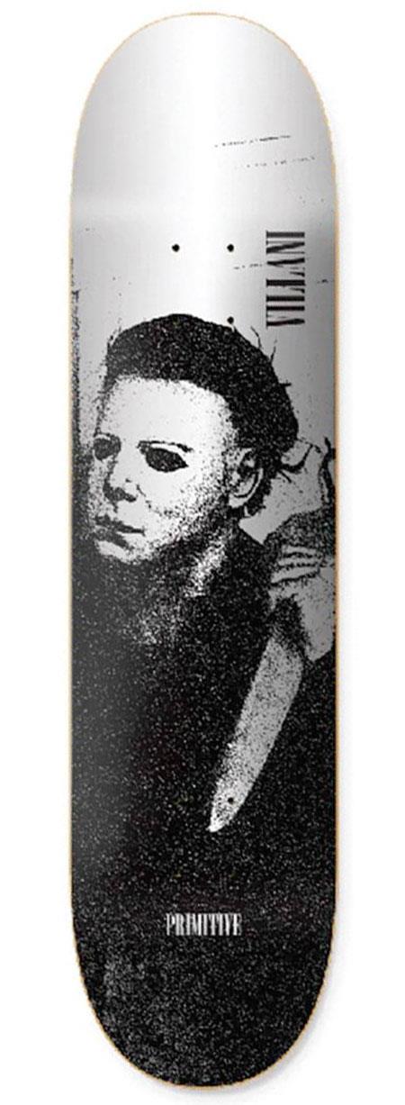 Primitive Villani Halloween Deck Silver Skateboard Deck - 8.25