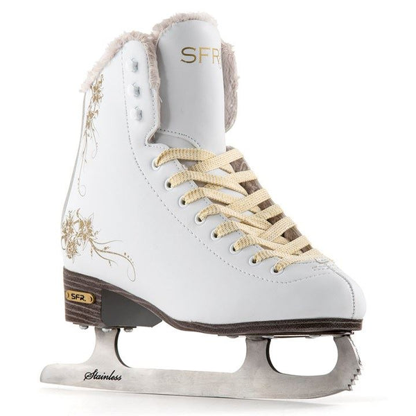SFR Glitra Ice Skates - White