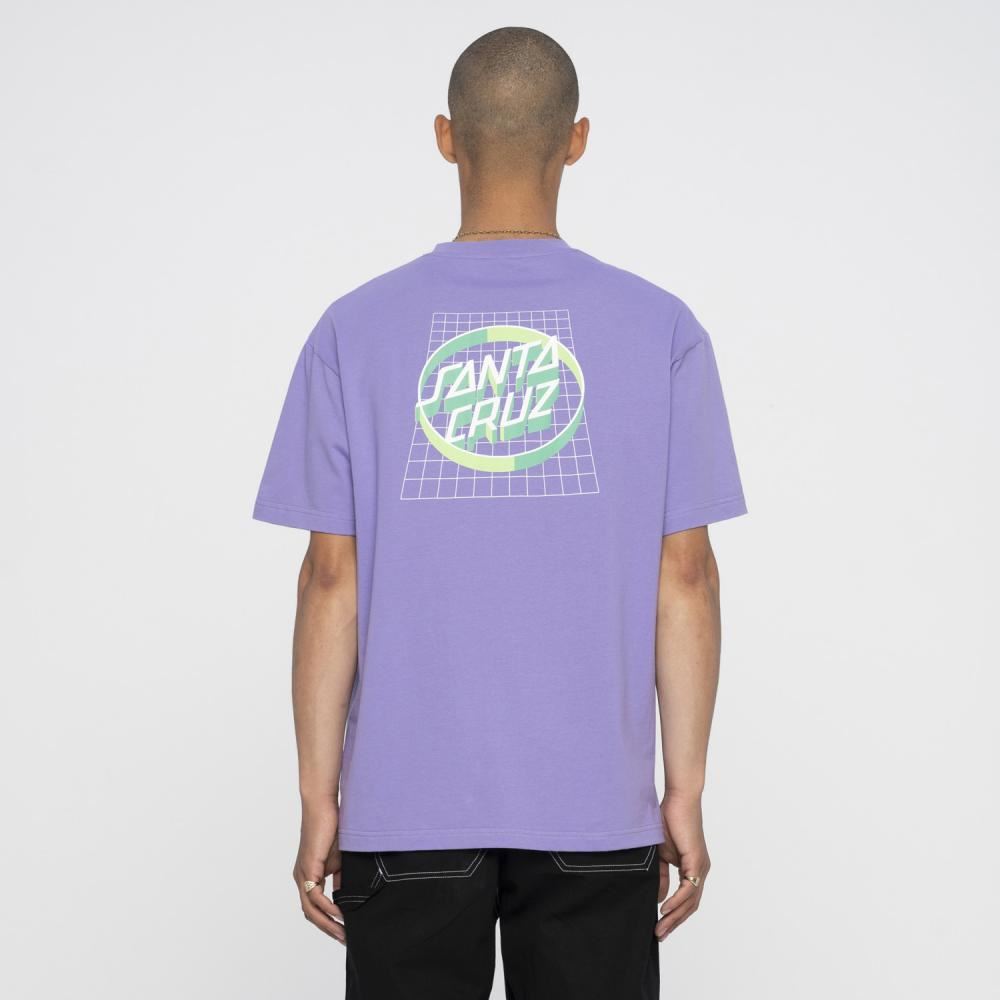 Santa Cruz T-Shirt Realm Dot T-Shirt - Soft Purple - Skatewarehouse.co.uk
