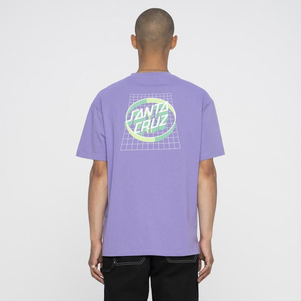 Santa Cruz T-Shirt Realm Dot T-Shirt - Soft Purple - Skatewarehouse.co.uk