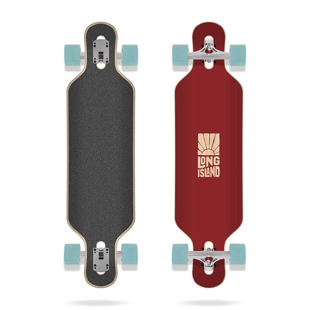 Long Island Lead 36"x9.2" Drop Long Island Complete Longboard - 36.0" - Skatewarehouse.co.uk