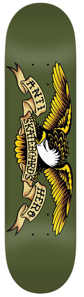 Anti Hero Team Classic Eagle (Army) Skateboard Deck - 8.38"