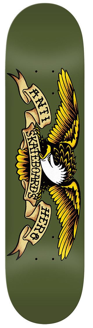 Anti Hero Team Classic Eagle (Army) Skateboard Deck - 8.38