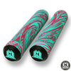 Madd Gear Mgp 180Mm Grind Grips - Swirls - Teal/Red - Skatewarehouse.co.uk
