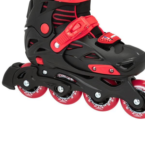 Seba STJ Junior Adjustable In-Line Skates - Black / Red
