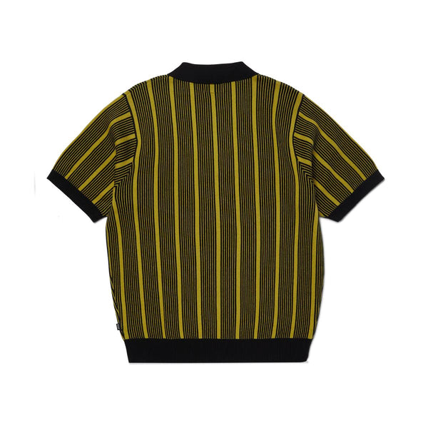 Trace Stripe S / S Knit Top (Moss)