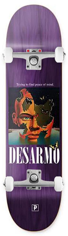 Primitive Desarmo Head Case Deck Purple x Venom Custom Complete Skateboard - 8.125