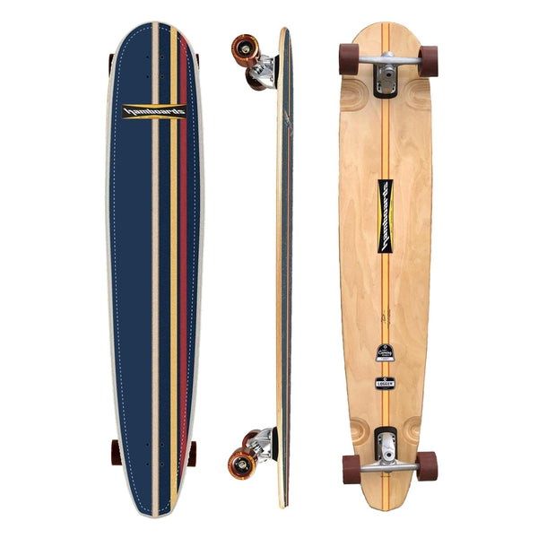 Hamboards - 5' The Logger - Navy Longboard Complete