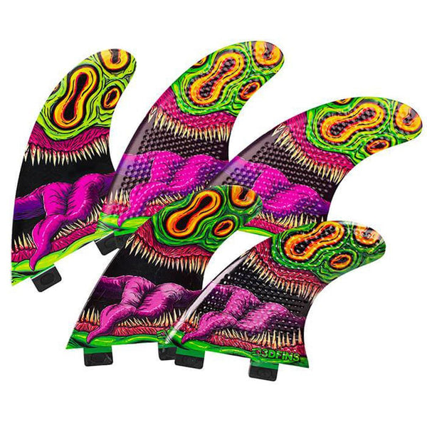 3D Fins - All Rounder 5 Fin - Medium - Mouthy (FCS1 / Futures)