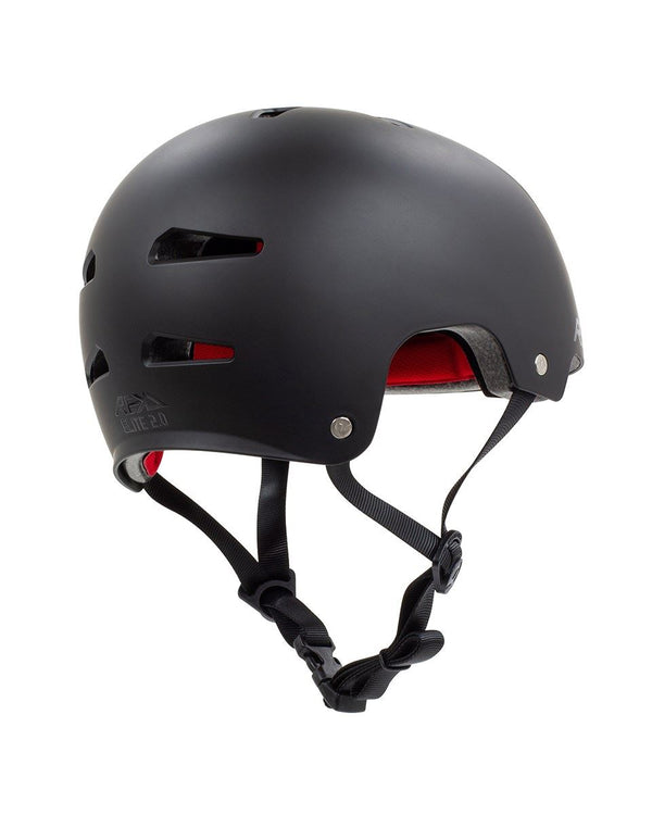 REKD Elite 2.0 Skateboard Skate Scooter BMX Helmet - Black - Skatewarehouse.co.uk