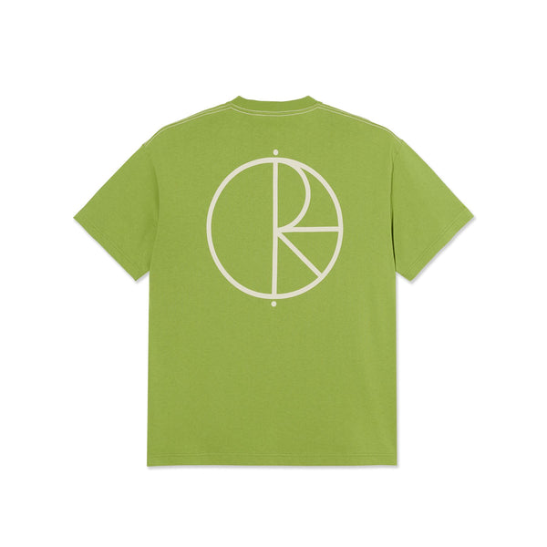 Polar Skate Co Contrast Tee I Stroke Logo (Peridot) - S