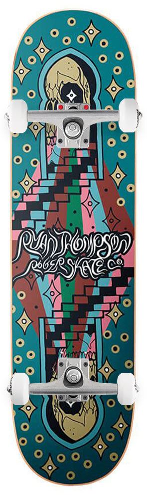 Roger Double Fantasy Ryan Thompson High Concave Square Roger x Venom Custom Complete Skateboard - 8.5